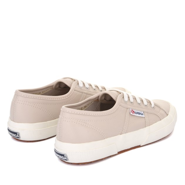 Superga 2750 עור טבעוני בז\-לבן Avorio
