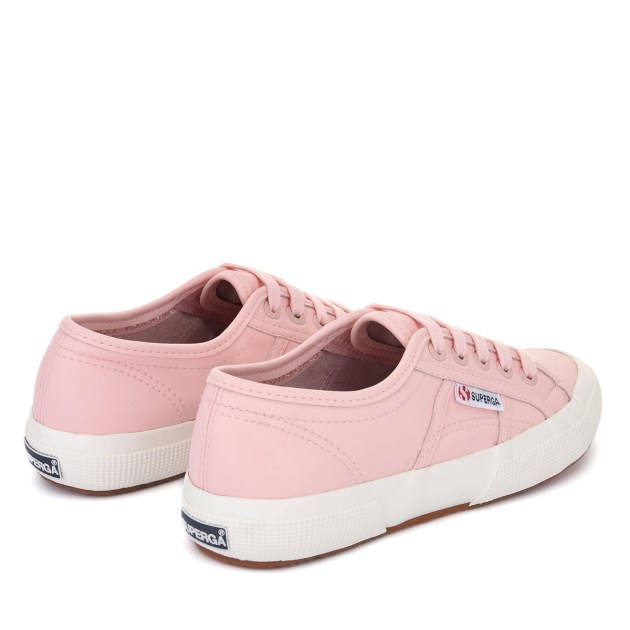 Superga 2750 עור טבעוני ורוד-לבן Avorio