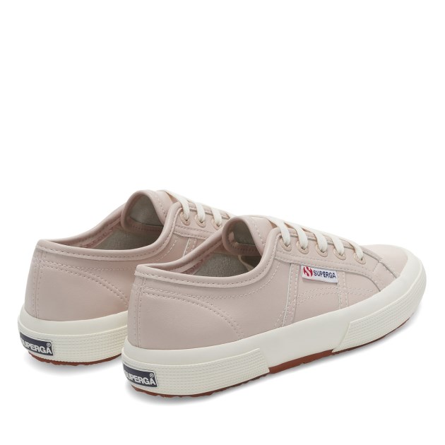 Superga 2750 עור טבעוני ורוד שקדים-f Avorio
