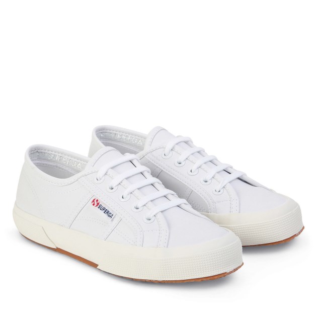 Superga 2750 עור טבעוני לבן אופטי - F Avorio