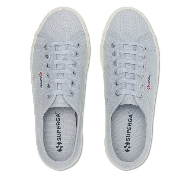 Superga 2790 Linea למעלה למטה אפור Lilla-f Avorio