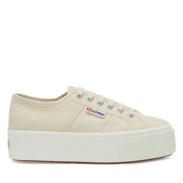 Superga 2790 Linea למעלה למטה בז Lt קליפת ביצה-f Avorio