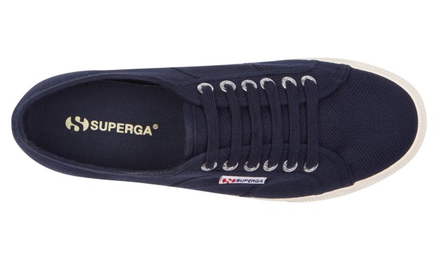 Superga 2790 Linea למעלה למטה חיל הים
