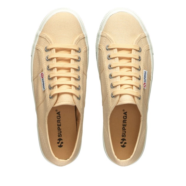 Superga 2790 Linea למעלה למטה צהוב Lt-f Avorio