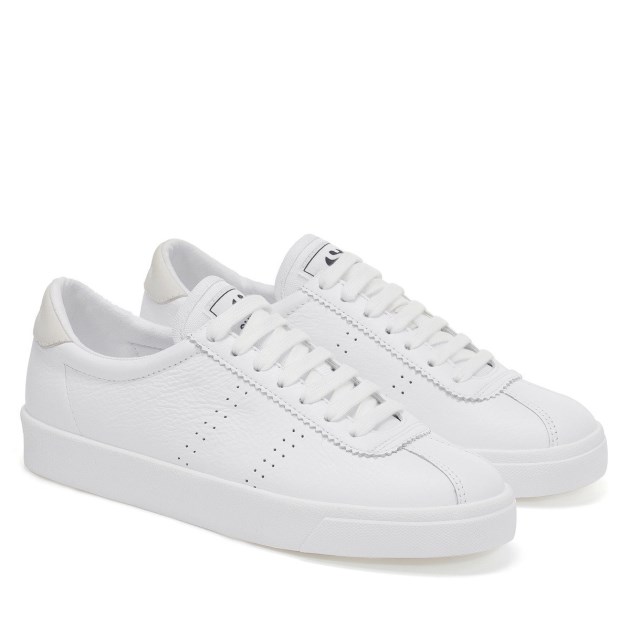 Superga 2843 Club S Comfort Leather לבן מלא לבן