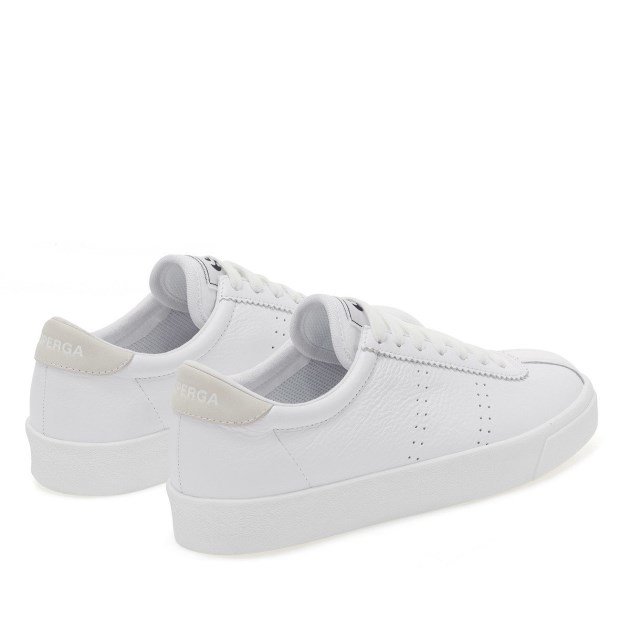 Superga 2843 Club S Comfort Leather לבן מלא לבן