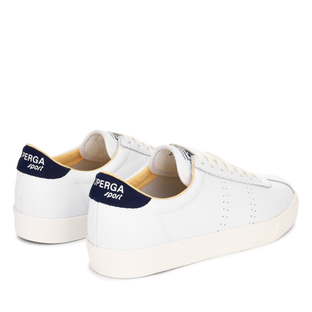 Superga 2843 Superga Sport Club S גומה כחול נייבי-בז\