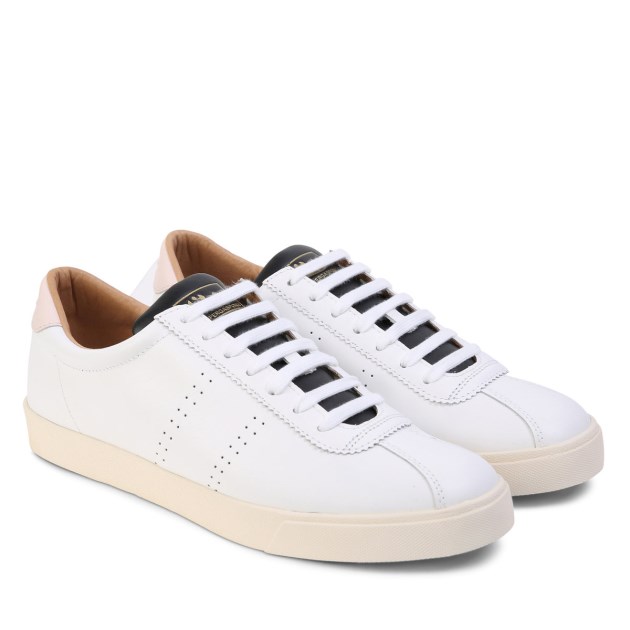 Superga 2843 Superga Sport Club לבן ורוד שחור