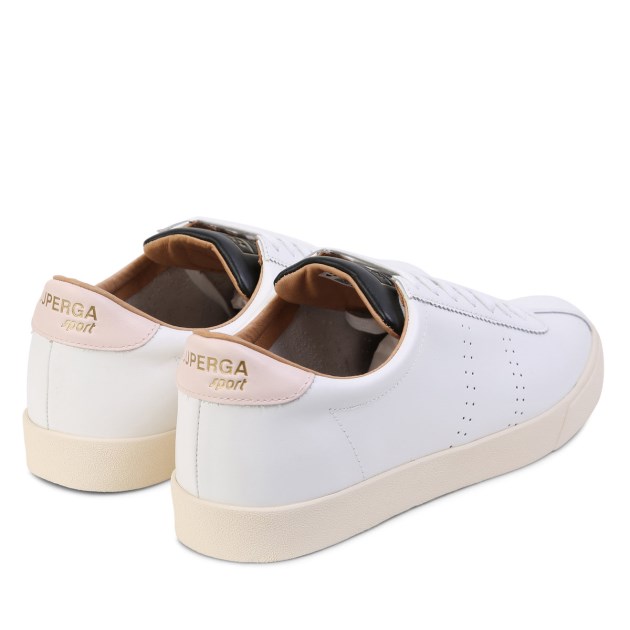Superga 2843 Superga Sport Club לבן ורוד שחור