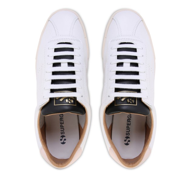 Superga 2843 Superga Sport Club לבן ורוד שחור