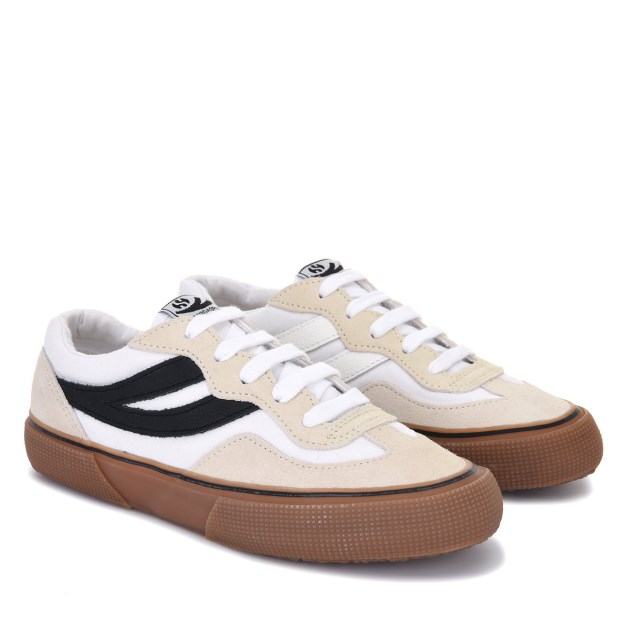 Superga 2941 Revoly Bicolour סנונית לבן-שחור-d