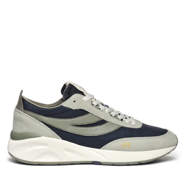 Superga 4089 Training 9ts Slim Agate אפור-ירוק ספארי-כחול G