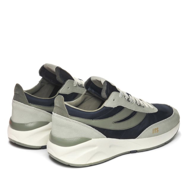 Superga 4089 Training 9ts Slim Agate אפור-ירוק ספארי-כחול G