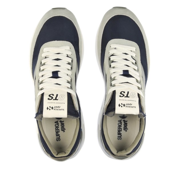 Superga 4089 Training 9ts Slim Agate אפור-ירוק ספארי-כחול G