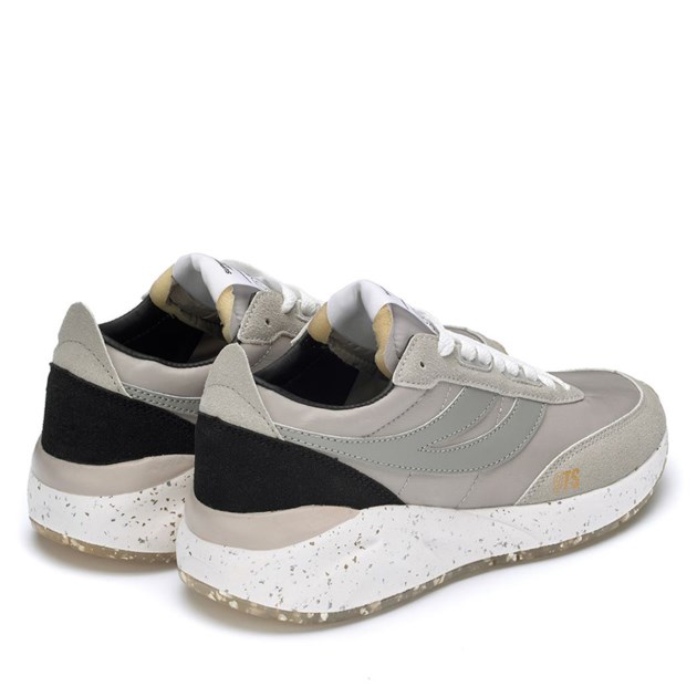 Superga 4089 Training 9ts Slim טבעוני דמוי עור אפור קולומבה