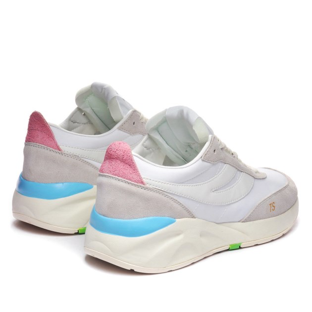 Superga 4089 Training 9ts Slim לבן טורקיז ירוק ים