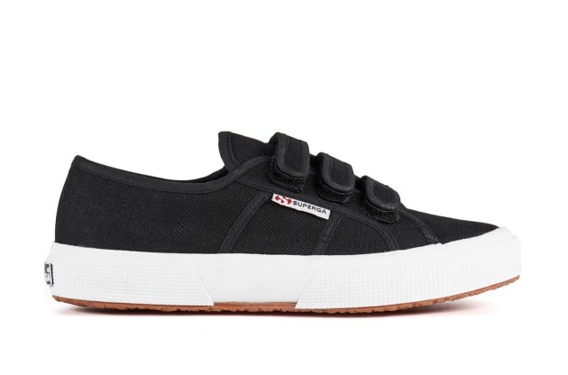 Superga 2750 Cot3strapu שחור-f לבן