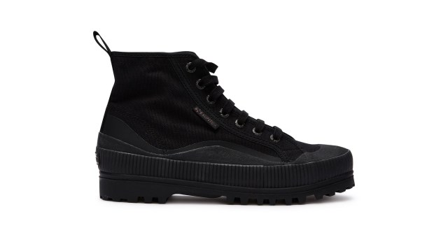 Superga 2469 Alpina Wave HD הדפס תערובת שחור-אפור