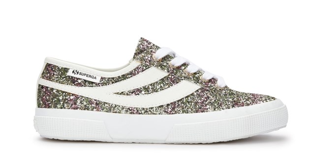 Superga 2953-glitterw פלטינה-לבן