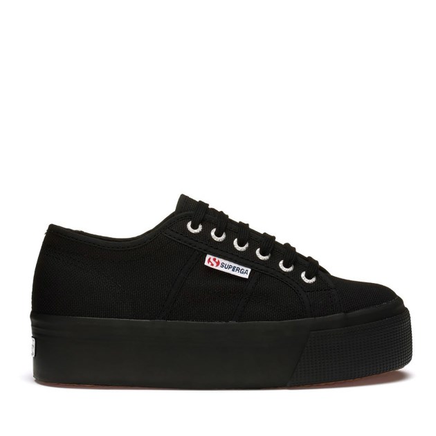 Superga 2790 Linea למעלה למטה שחור מלא