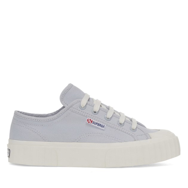 Superga 2630 Cotu Grey Lilla - F Avorio
