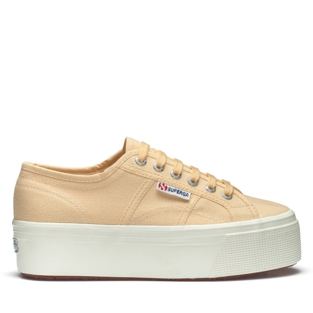 Superga 2790 Linea למעלה למטה צהוב Lt-f Avorio