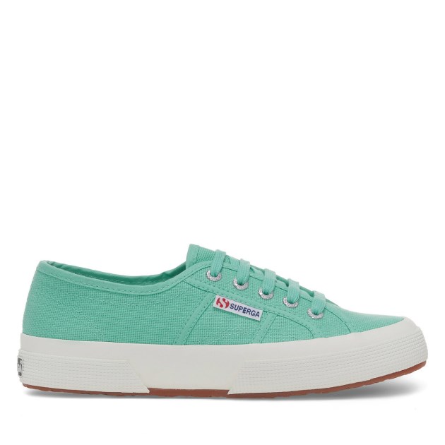Superga 2750 Cotu Classic Green Water-f Avorio