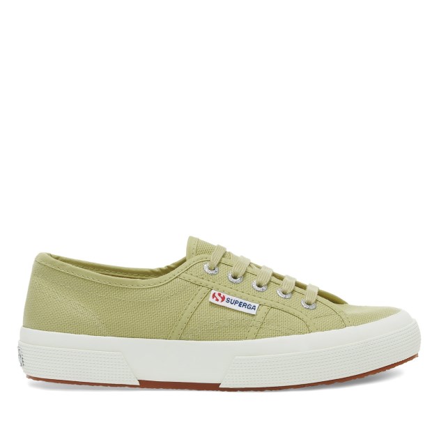 Superga 2750 Cotu קלאסי זית ירוק-f Avorio