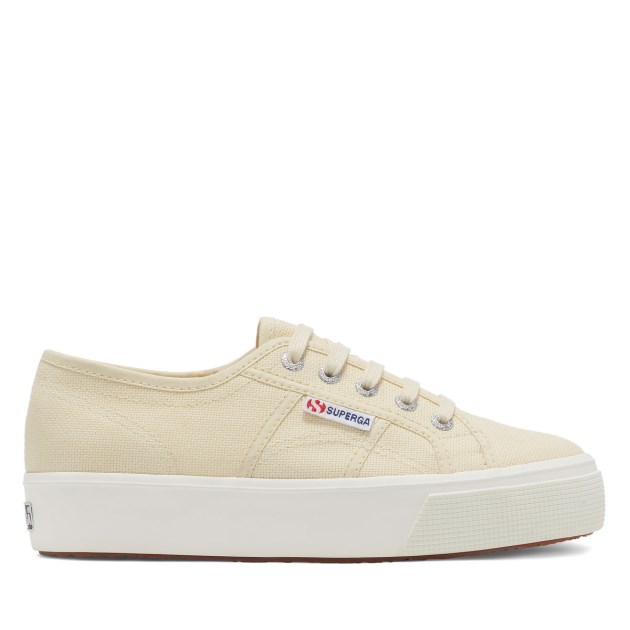 Superga 2730 Mid Platform בז' Lt קליפת ביצה-f Avorio