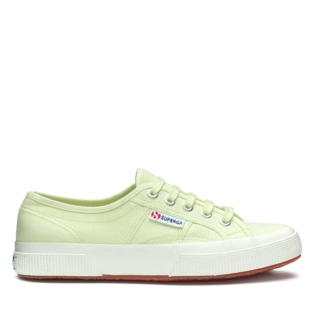 Superga 2750 Cotu Primrose ירוק קלאסי-f Avorio