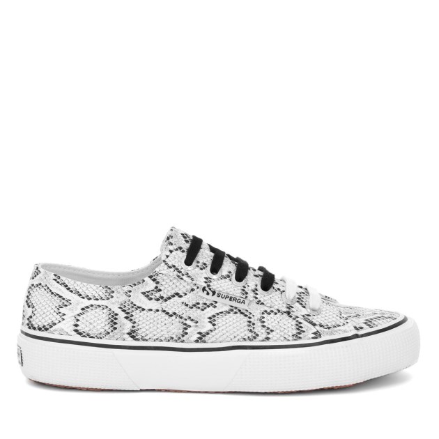 Superga 2490 נועז נחש לבן שחור