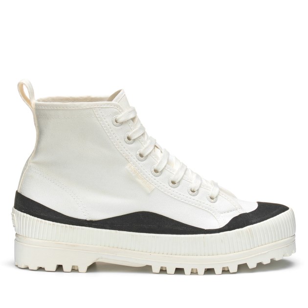 Superga 2469 Alpina Wave Tape לבן אבוריו-שחור