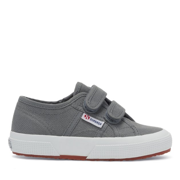 Superga 2750 Jstrap קלאסית ילדים אפור מרווה