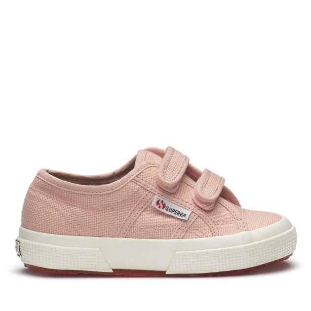 Superga 2750 Jstrap קלאסי ורוד ילדים סומק - F Avorio