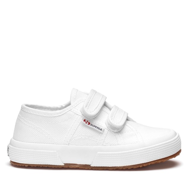 Superga 2750 Jstrap קלאסי לילדים לבן