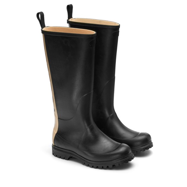 מגפי גומי סופרגה 799 עם כיתוב שחור