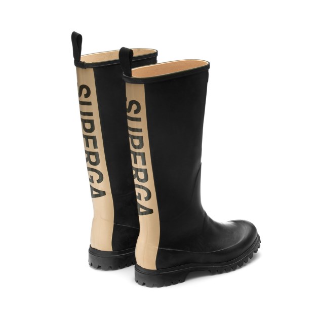 מגפי גומי סופרגה 799 עם כיתוב שחור