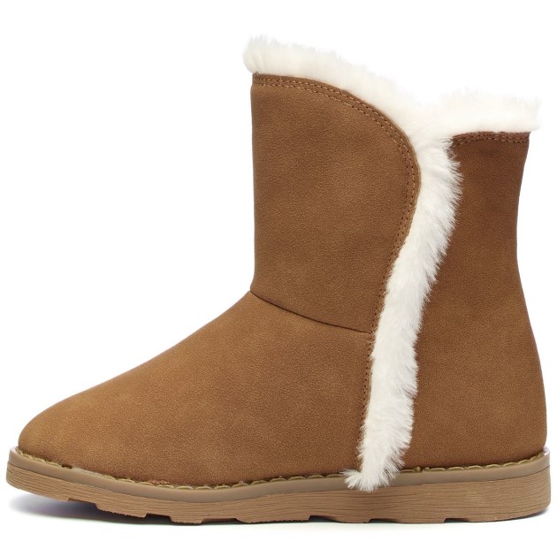 סופרגה 4033 ילדים דמוי זמש ברונזה חום